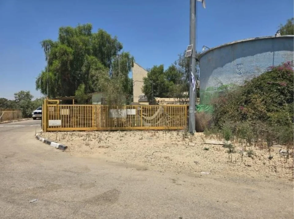מבט על השטח המקורי לפני ביצוע הפרויקט